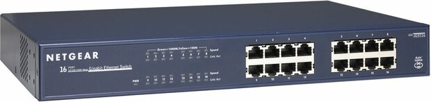 JGS516-200EUS ProSafe 16-poort  Gigabit Rackmountable Switch