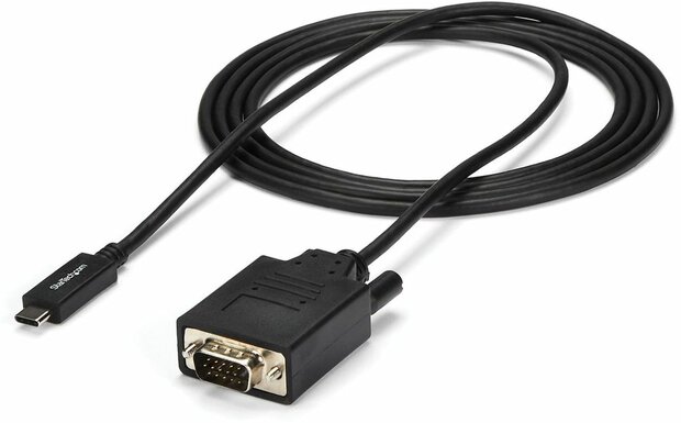 USB-C naar VGA Adapterkabel (2 meter, 1920 x 1200)