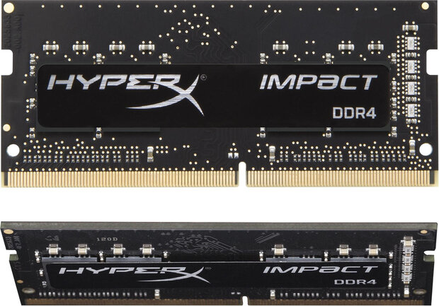 KF432S20IBK2/32 Fury Impact DDR4 32 GB, SO-DIMM 260-pin, 3200 MHz, PC4-25600, CL20, zwart (2 x 16 GB)