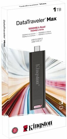 DTMAX/1TB DataTraveler Max USB flash drive 1000 GB (USB-C 3.2 Gen 2)