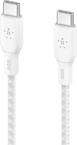 Boost Charge USB-kabel : USB-C M/M (2 m, wit)