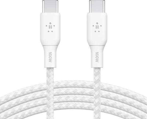 Boost Charge USB-kabel : USB-C M/M (2 m, wit)