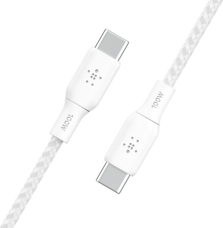 Boost Charge USB-kabel : USB-C M/M (2 m, wit)