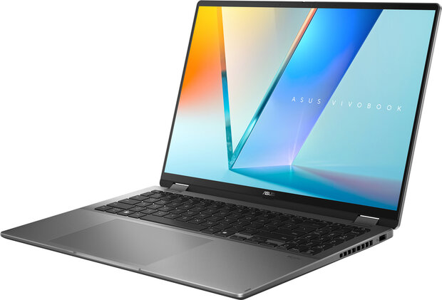 Vivobook 16 Flip TP3607SA-RJ022W (16&quot; 3K OLED touch, Intel Ultra 7-285V, 32 GB RAM, 1000 GB PCIe NVMe SSD, Intel Arc Graphics, stylus pen, Windows 11 Home, grijs, Azerty)