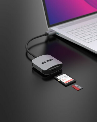 USB Cardreader (SD en micro-SD, UHS I, USB 2.0)