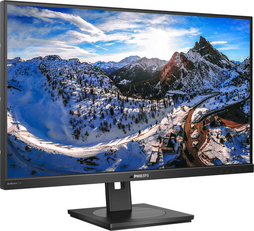 P-line 279P1 LED 27&quot;, 3840 x 2160 4K @ 60 Hz, IPS, 1000:1, 4 ms, 2 x HDMI, DisplayPort, USB-C, speakers, zwart