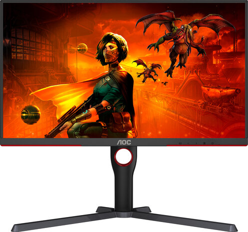 Gaming U27G3X LED 27&quot;, 3840 x 2160 4K, 160 Hz, Fast IPS, 1 ms, 2 x HDMI, 2 x DisplayPort, zwart/rood