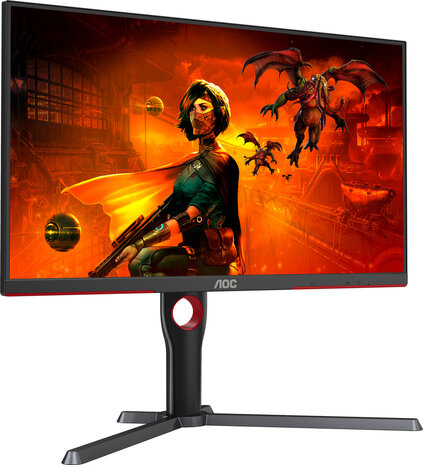 Gaming U27G3X LED 27&quot;, 3840 x 2160 4K, 160 Hz, Fast IPS, 1 ms, 2 x HDMI, 2 x DisplayPort, zwart/rood