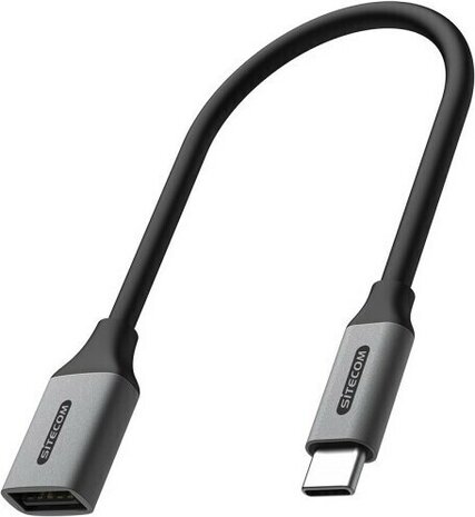 USB-C naar USB-A adapter (met kabel, 15 cm)