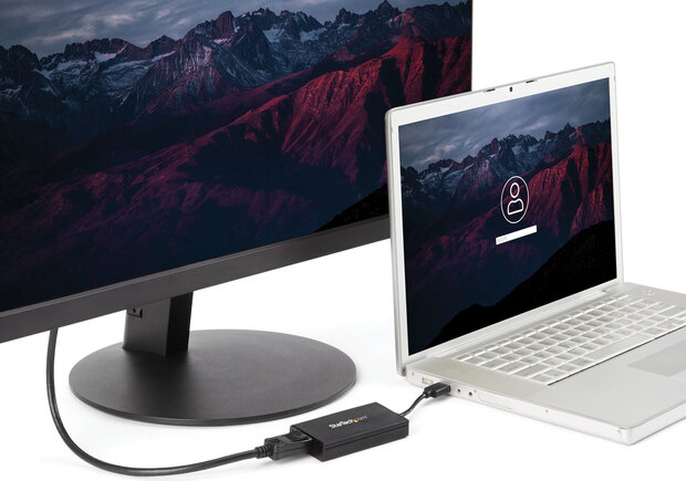 USB 3.0 naar 4K DisplayPort External Multi Monitor Video Graphics Adapter