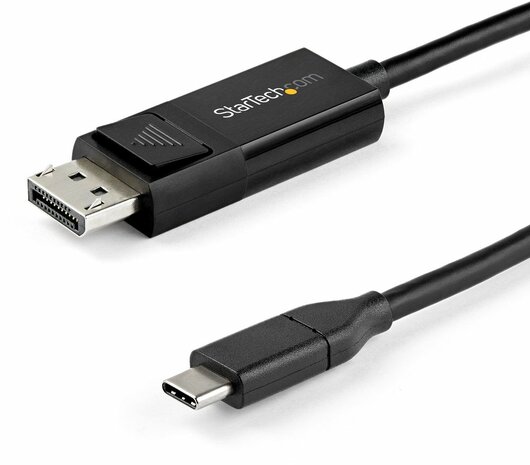 CDP2DP141MBD USB-C naar DisplayPort 1.4 kabel (bidirectional, 8K 30, HBR3, Thunderbolt 3, 1 meter)