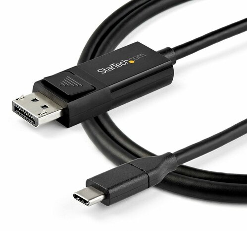 CDP2DP141MBD USB-C naar DisplayPort 1.4 kabel (bidirectional, 8K 30, HBR3, Thunderbolt 3, 1 meter)