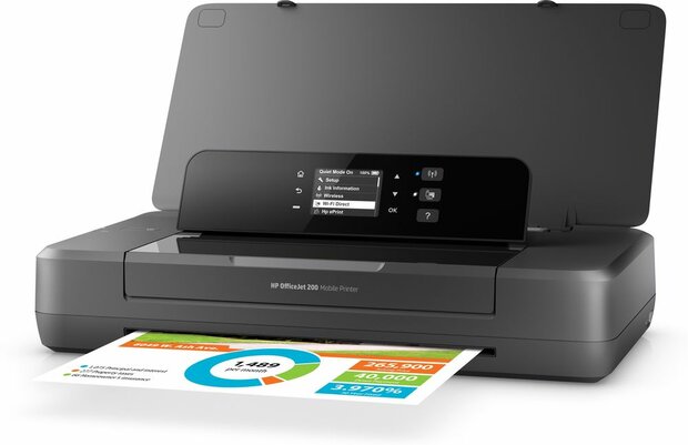 OfficeJet 200 Mobile Printer (10 ppm, USB, BlueTooth, 600 dpi, 128 MB cache, A4)