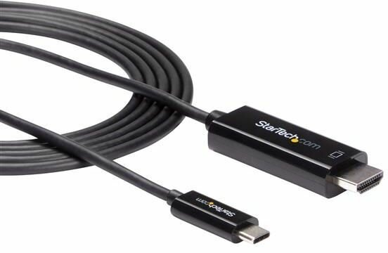 USB-C naar HDMI-kabel (4K 60Hz, 2 meter, zwart)