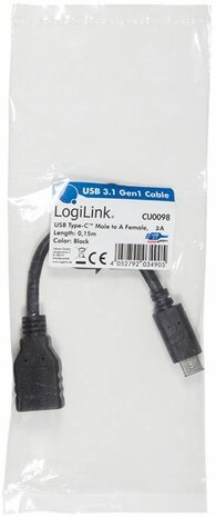 Adapter USB-C M naar USB 3.0 F