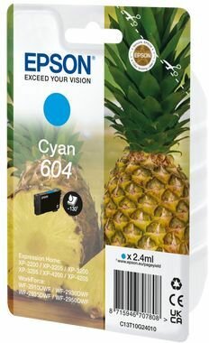 Inkjetcartridge 604 cyaan (2,4 ml)