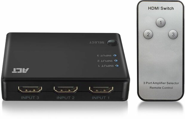 AC7845 Video/audio switch (3 x HDMI)