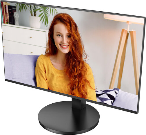 Basic-line 24B3CF2 LED 24&quot;, 1920 x 1080 Full HD, 100 Hz, IPS, 1300:1, 1 ms, HDMI, USB-C, speakers, zwart