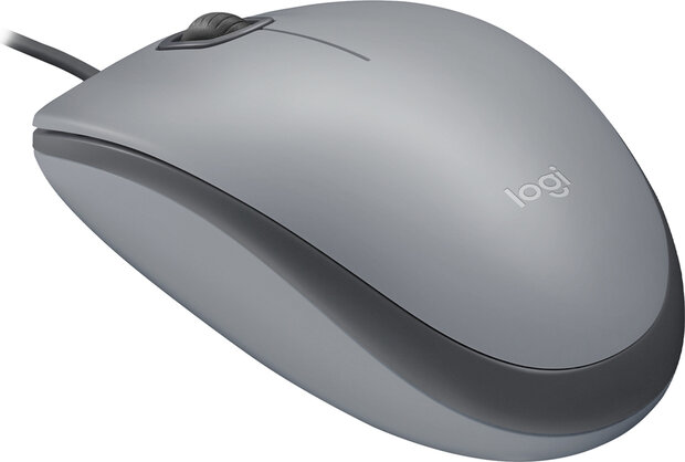 M110 Silent Mouse (USB, grijs)