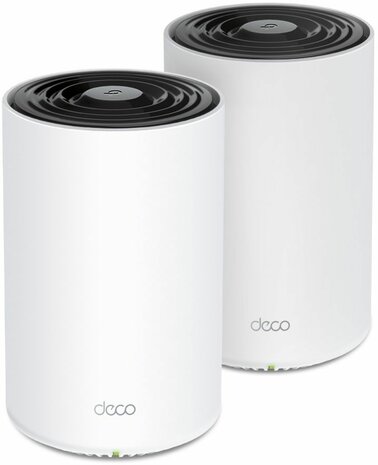 Deco PX50 V1 Wi-Fi system (2 routers, mesh, GigE, G.hn, 802.11a/b/g/n/ac/ax, dual band)