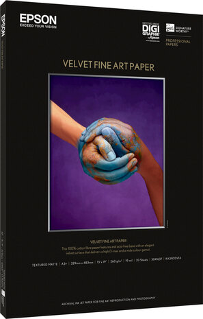 S041637 Paper Velvet Fine Art (A3+, 20 vellen)