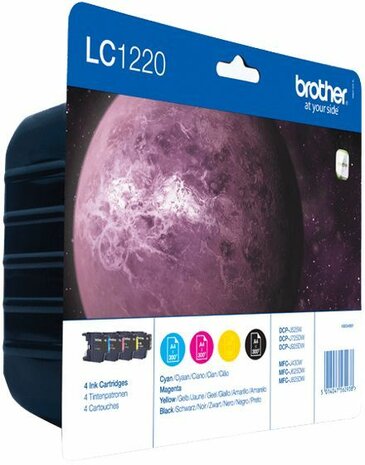 LC1220 Value Blister inkjetcartridges (zwart, cyaan, magenta en geel)