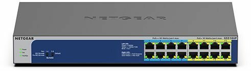 GS516UP-100EUS GS516UP Switch (unmanaged, 8 x 10/100/1000 (PoE+), PoE++ 380 Watt)