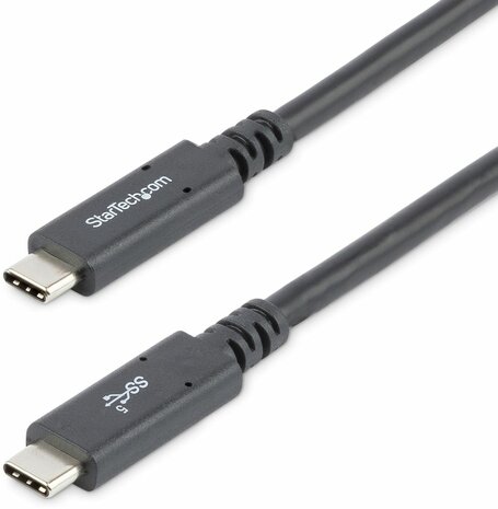 USB-C kabel M/M (5A, 5 Gbps, 1,8 m, 4K support, zwart)