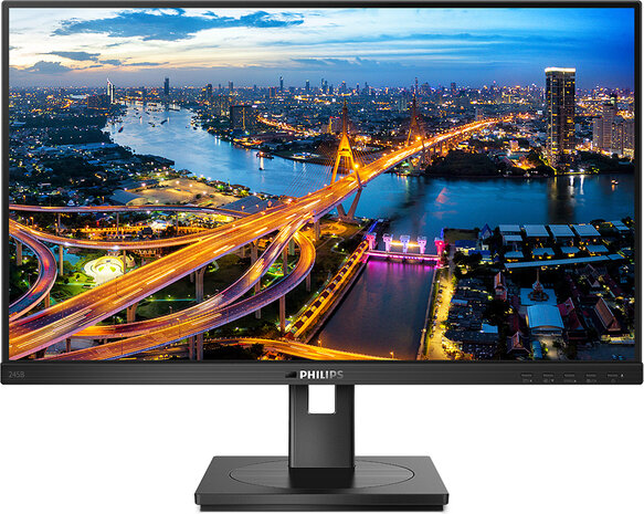 B Line 245B1 LED 24&quot;, 2560 x 1440 QHD, IPS, 1000:1, 4 ms,  HDMI, DVI-D, DisplayPort, speakers, zwart