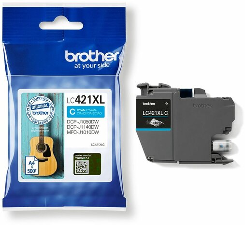 LC421XLC inkjetcartridge cyaan (500 afdrukken)