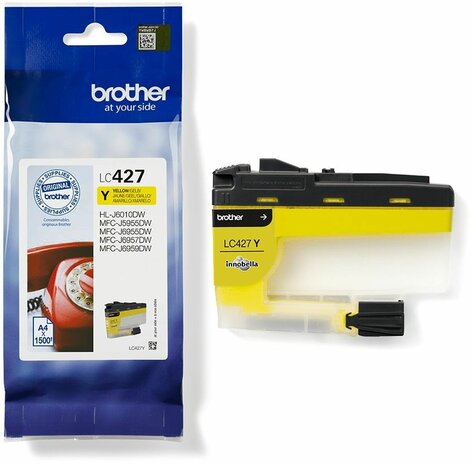 LC427Y inkjetcartridge geel (1500 afdrukken)