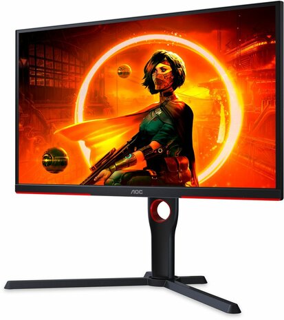 Gaming 25G3ZM/BK LED gaming 25&quot;, 1920 x 1080 Full HD, 240 Hz, 0,5 ms, 2 x HDMI, DisplayPort, zwart/rood