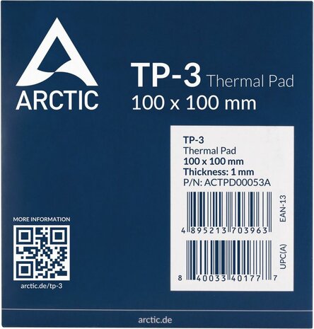 Arctic Premium Performance ThermalPad TP-3