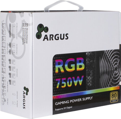 RGB-750CM II Gold PSU (750 Watt, ATX)