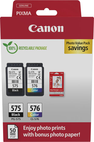 PG-575/CL-576 inkjetcartridges Valuepack