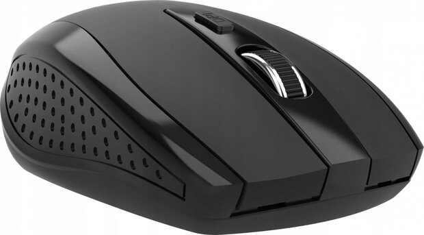 MX202 Wireless Mouse (6 knoppen, zwart)