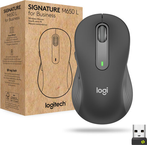 M650 Signature Optical Mouse (grijs)