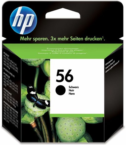 C6656AE inkjetcartridge nr. 56 zwart (520 afdrukken)