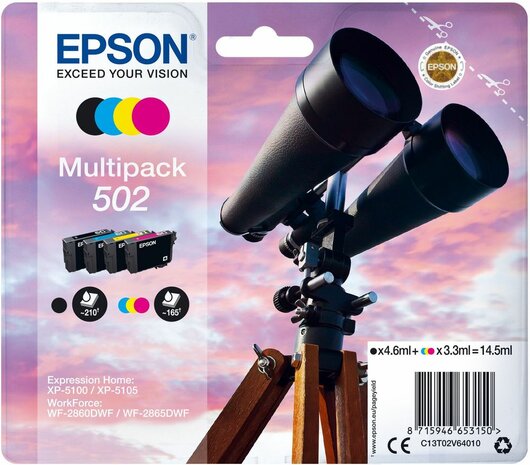 T02V6 inkjetcartridges 502 multipack