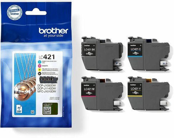 LC421 inkjetcartridges (4-pack)