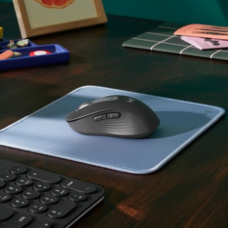 Signature M650 Mouse (5 knoppen, Bluetooth + 2,4 GHz, grafiet)