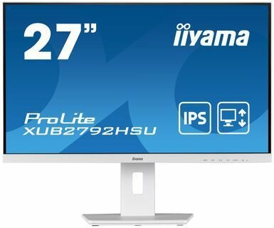 XUB2792HSU-W5 27&quot; Full HD 1920 x 1080, IPS, VGA, HDMI, DisplayPort, USB, 4 ms, in hoogte verstelbaar, wit