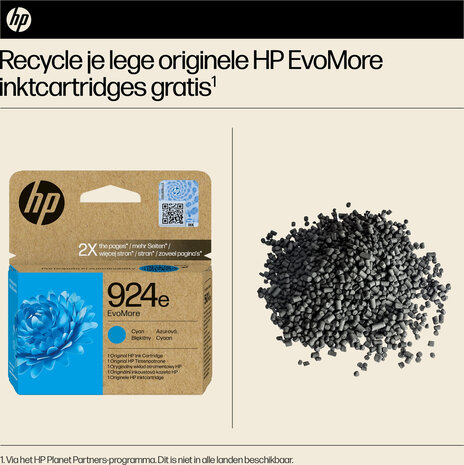 924e EvoMore inkjetcartridge cyaan (800 afdrukken)