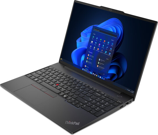 ThinkPad E16 Gen 2 21MA (Intel Core Ultra 5-125U, Windows 11 Pro, Intel Graphics, 16 GB RAM, 512 GB SSD NVMe, 16&quot; IPS 1920 x 1200, Gigabit Ethernet, Wi-Fi 6E, Bluetooth, zwart, Azerty)