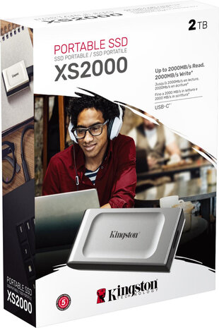 2000 GB SXS2000/2000G SSD (USB 3.2 Gen 2x2, USB-C connector)