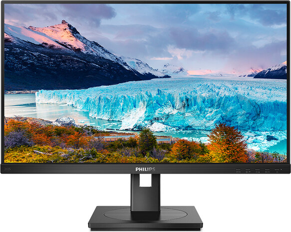 S-line 243S1 LED 24&quot;, 1920 x 1080 Full HD, IPS, 1000:1, 4 ms, HDMI, DisplayPort, USB-C, speakers, zwart