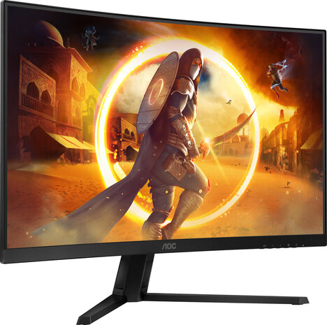 Gaming CQ32G4VE LED curved 32&quot;, 2560 x 1440 QHD, 180 Hz, Fast VA, 3500:1, HDR10, 0,5 ms, 2 x HDMI, DisplayPort, zwart/grijs