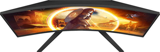 Gaming CQ32G4VE LED curved 32&quot;, 2560 x 1440 QHD, 180 Hz, Fast VA, 3500:1, HDR10, 0,5 ms, 2 x HDMI, DisplayPort, zwart/grijs