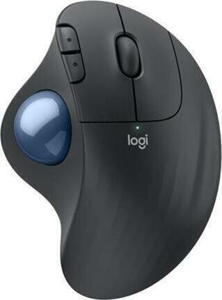 ERGO M575S Trackball (ergonomisch, 5 knoppen, Bluetooth, 2,4 GHz, Logi Bolt USB receiver, grafiet)