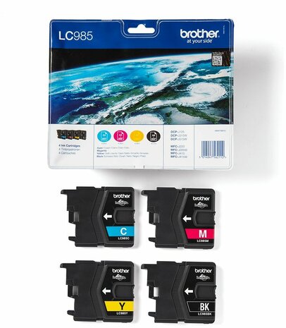 LC985VALBP inkjetcartridge valuepack (4 kleuren)